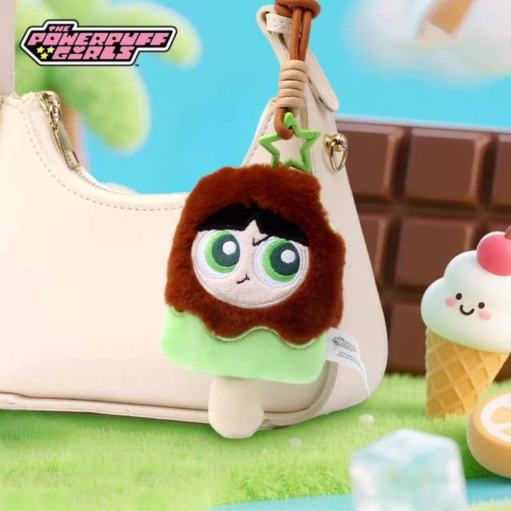 De Powerpuff Girl Pluche Pop Kawaii Bloesem Bellen Boterbloem Cartoon Zomer Ijslolly-vormige Poppen Speelgoed Meisjes Verjaardagscadeautjes