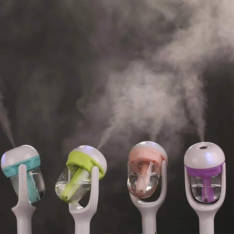 Car Air Humidifier Mini Steam Air Purifier Aroma Diffuser Essential Oil Aromatherapy Diffuser Mist Maker Sprayer For Car Clean