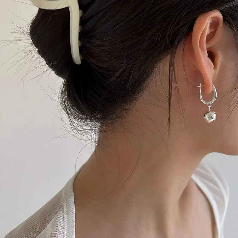 925 Sterling Silver Vintage Tassel Balls Earrings For Women Trendy Earring Jewelry Prevent Allergy Party Accessories Gift