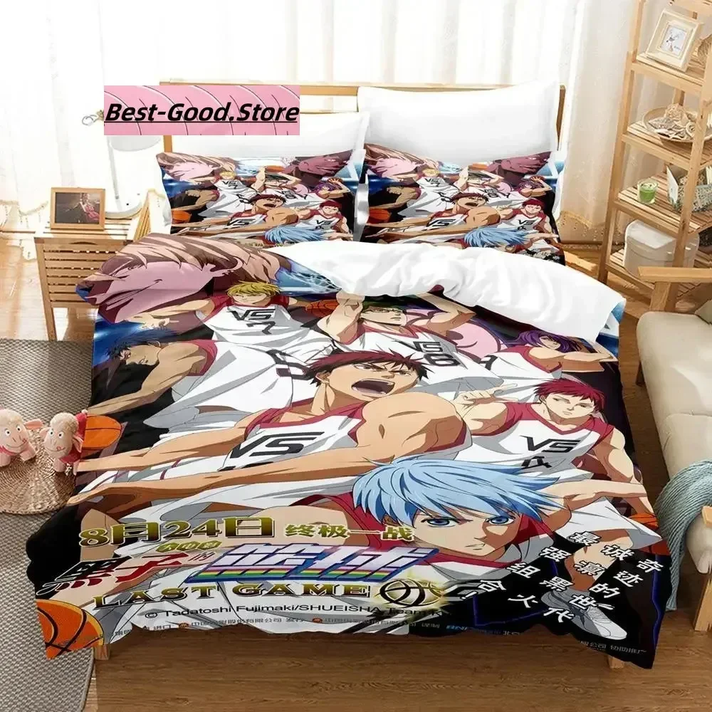 

Kuroko's Basketball Bedding Set Single Twin Full Queen King Size Bed Set Aldult Kid Bedroom Duvetcover Sets 3D Print Anime 2022
