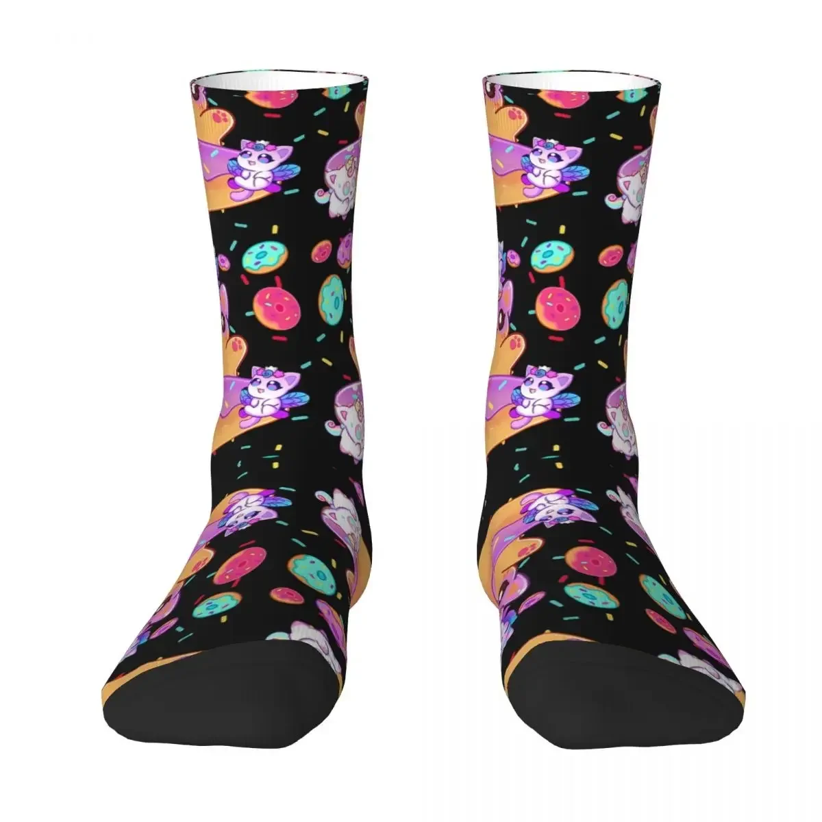 Aphmau Meow Plushies Anime Cats Socks Harajuku Sweat Absorbing Stockings All Season Long Socks Accessories for Unisex Gifts