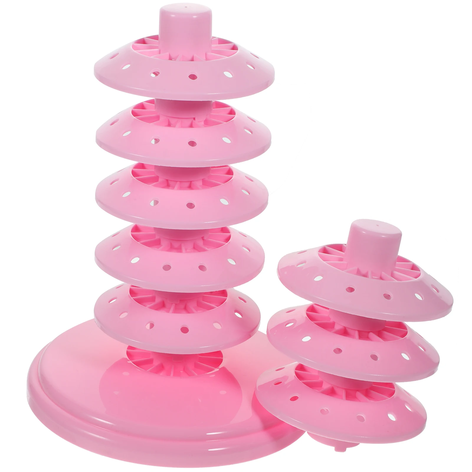 Cake Pops Stand Round Tiered Multiple Holes Lollipop Holder Party Cake Dessert Display Rack Cake Pops Drying Stand Candy Base