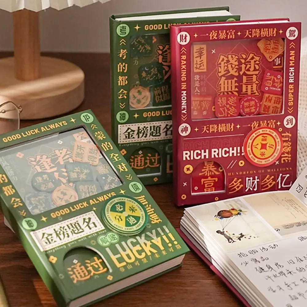 Diary Notebook Rich Twisted Egg Notebook Thickened Waterproof Student Fun Diary Book Smooth Writing Lucky Hand Ledger Office