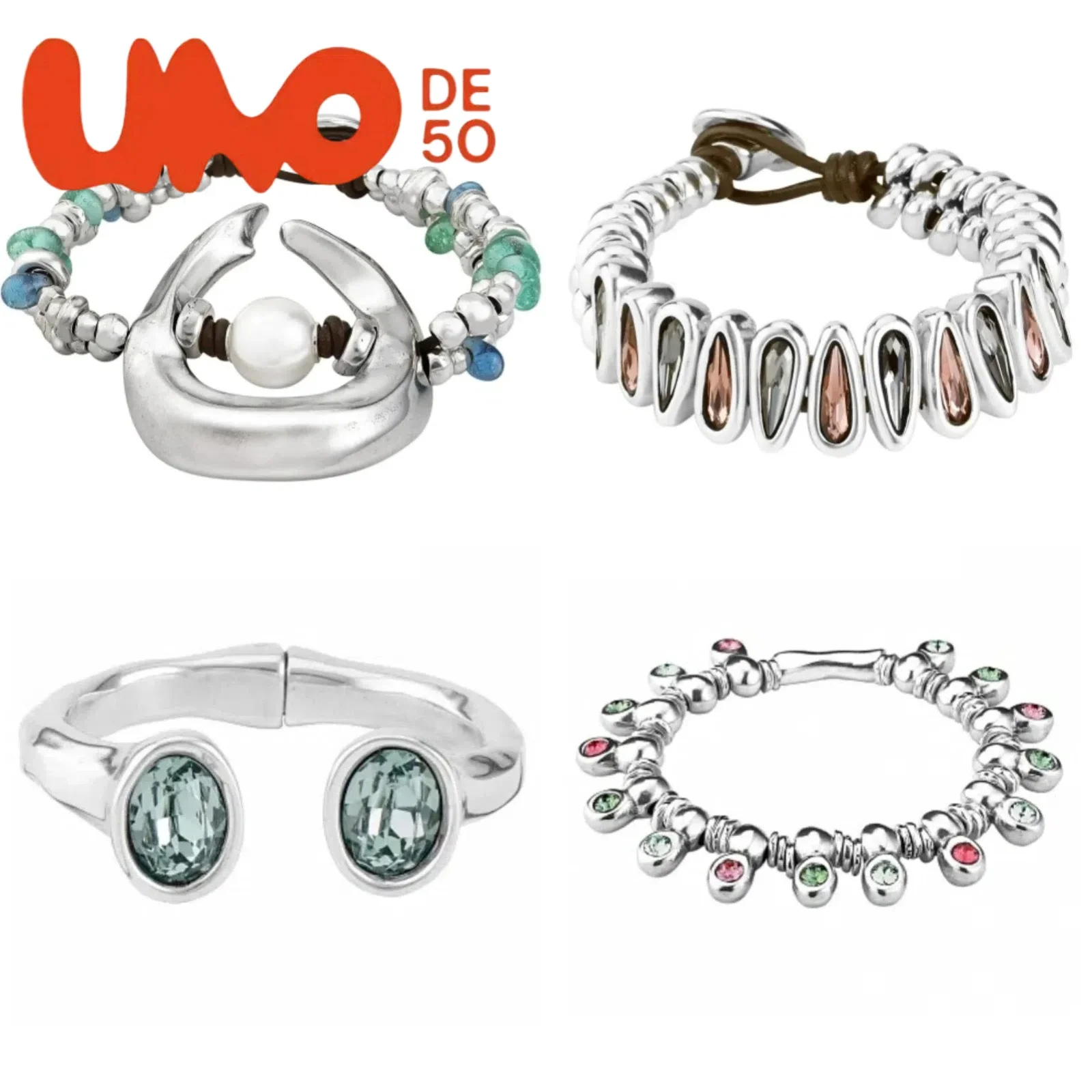 

21. New UNOde50 24K Gold/Silver Bracelet – Luxury At Your Fingertips