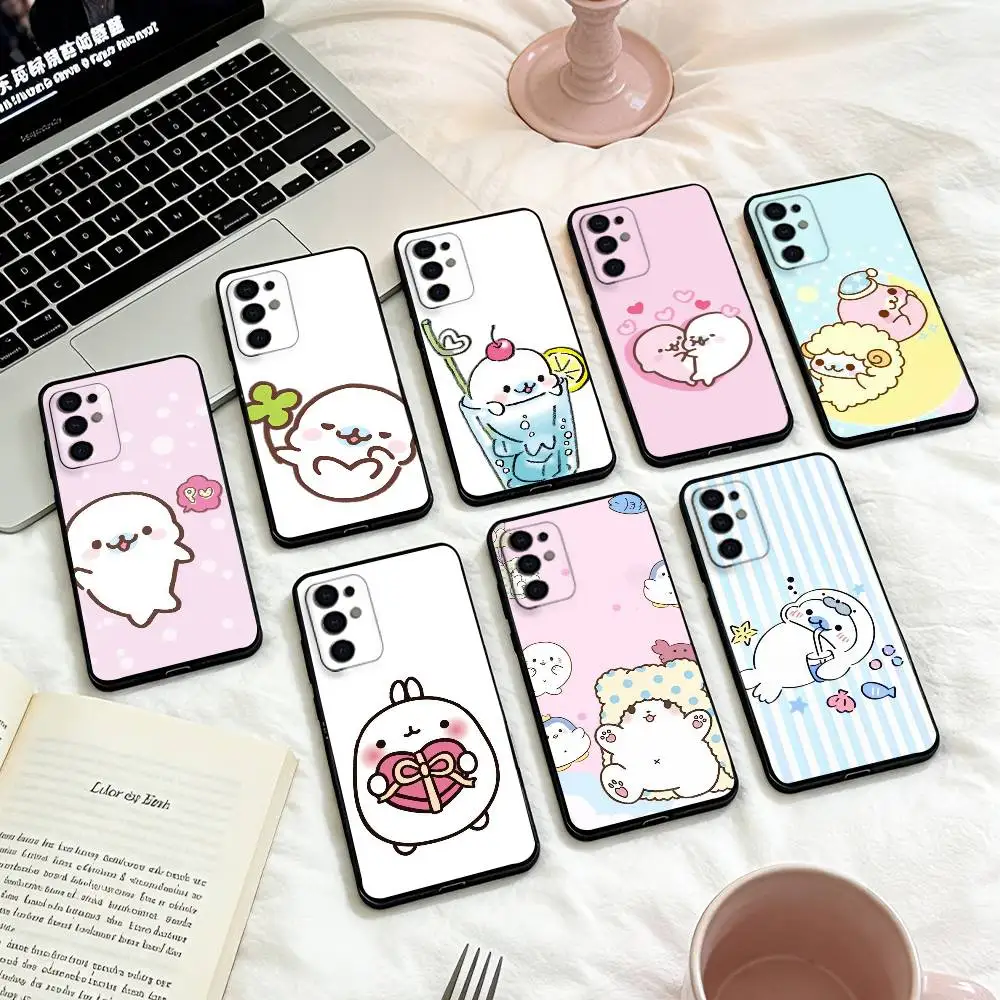 

LOVELY M-Mamegoma Phone Case For Samsung S 25,24,23,22,30,21,10,9,Ultra,Plus,Lite,FE,4,5 G Soft Black Case