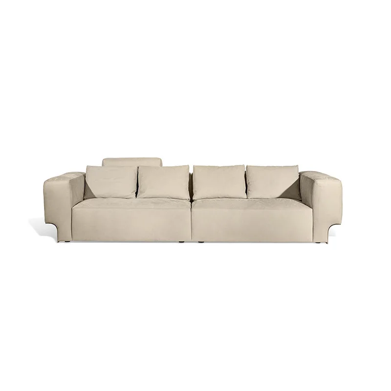

Fully frosted leather sofa
