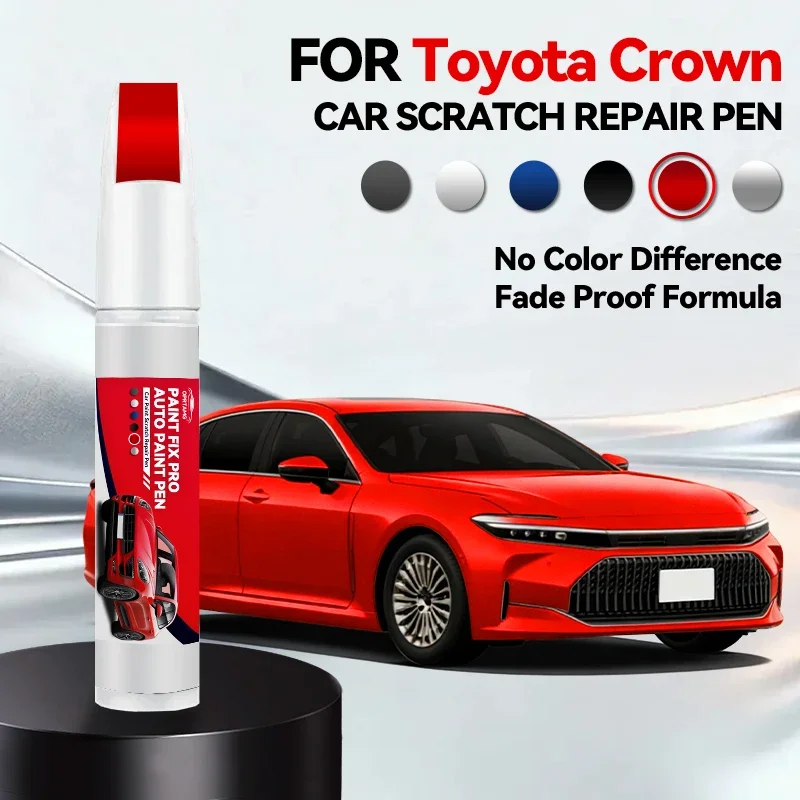 

Ручка-корректор для ремонта автомобильной краски (эксклюзивно для Toyota Crown 1995-2025) – аксессуары для устранения царапин, цвета: черный, серый 202, белый 1G3