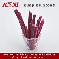 2-10mm 3000# Abrasive Polishing Sharpener Round Square Cone Ruby Oil Stone Sharpening Tool For All Knifes Kitchen Accessories