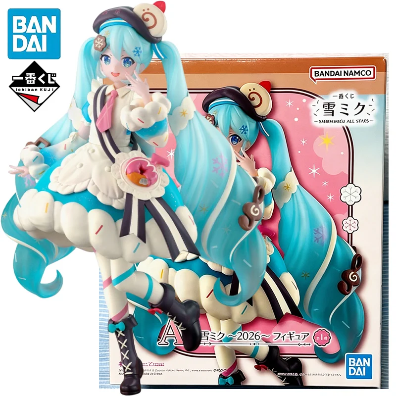 

В наличии BANDAI Ichiban KUJI ～SNOW MIKU ALL STARS～ Наградная фигурка ХАТСУНЕ МИКУ СНЕЖНАЯ МИКУ ～2026～ ПВХ 18 см Аниме-фигурка