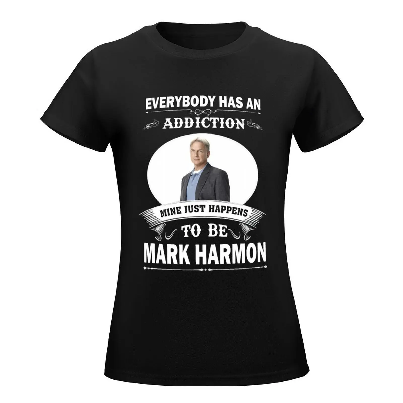 HAPPENS TO BE Mark actor Harmon T-Shirt plain anime clothes t shirt for Women