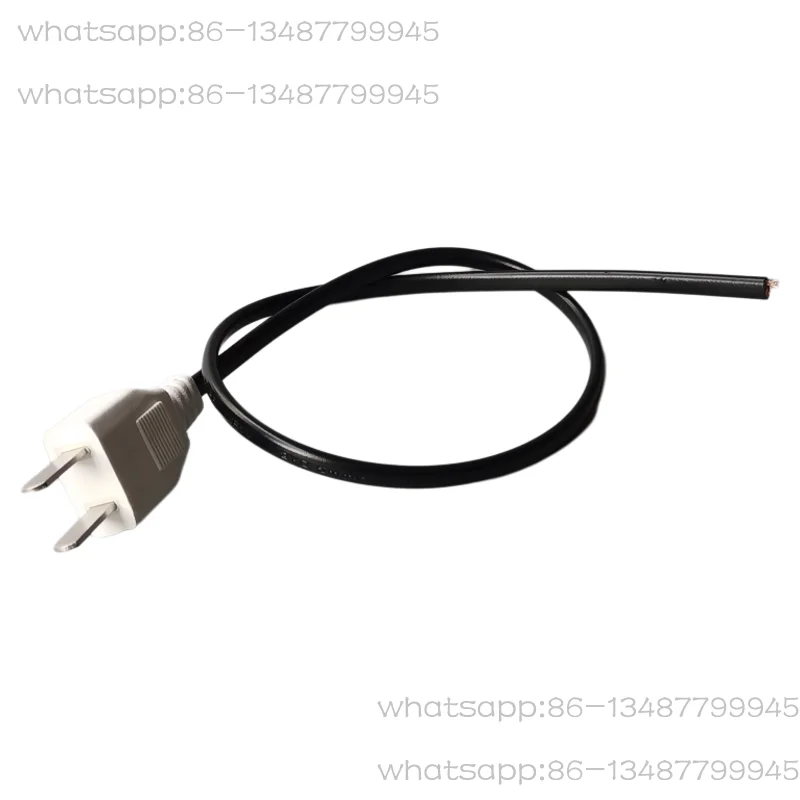 

2-Pin Plug with Cable Male and Female Plug 220V Power Cord Plug, Monitoring Centralized Power Supply Plug Cable