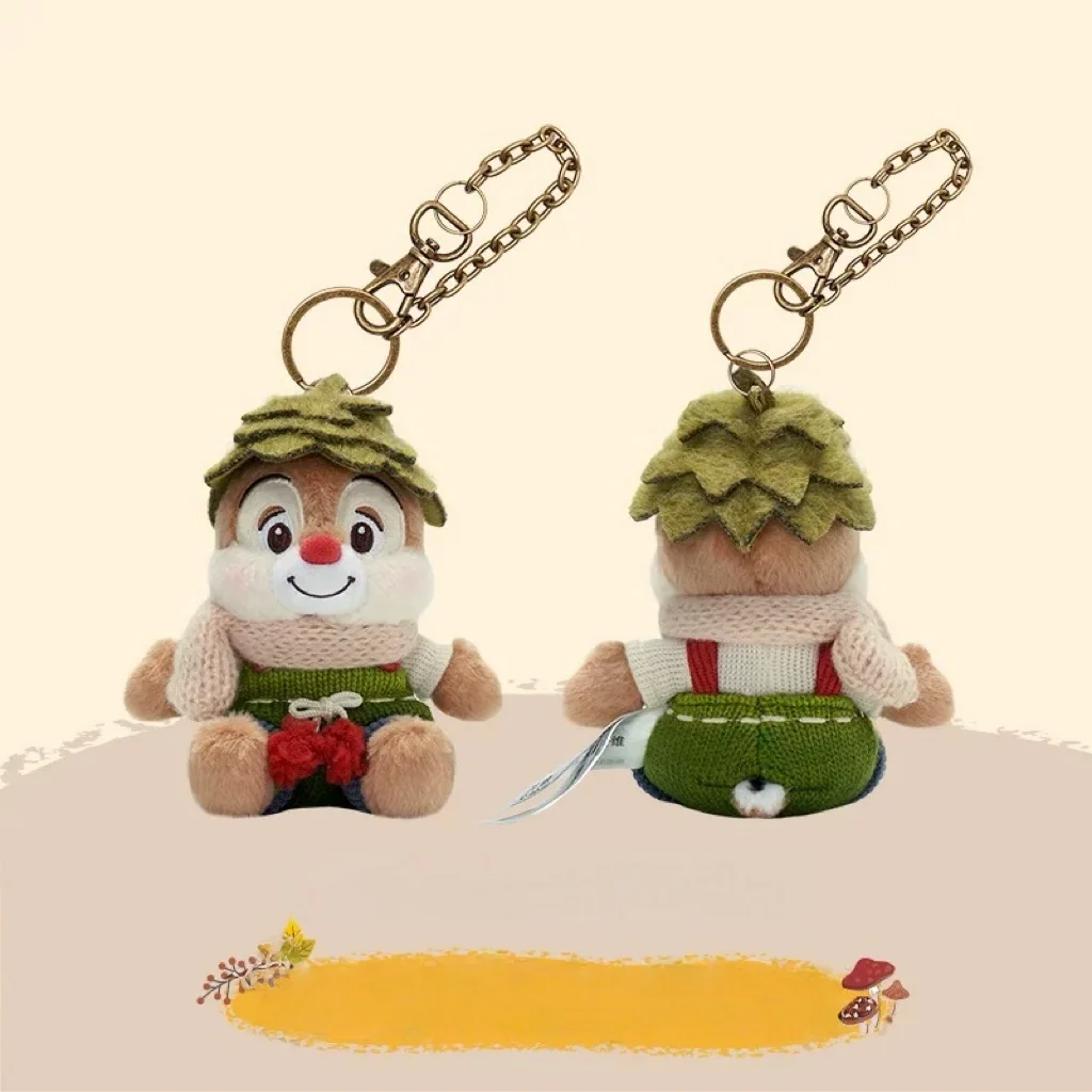 Shanghai Disneyland 2025 Autumn Souvenir: Chip 'n' Dale & Clarice Plush Doll Keychain/Bag Charm - A Perfect Gift for Girls view 6