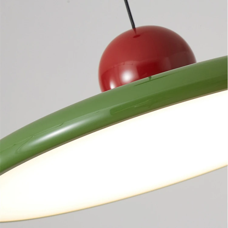 Colorful UFO Pendant Light with Movable Arm Full Spectrum Eye Protection Lighting for Living Room Restaurant Room Decor