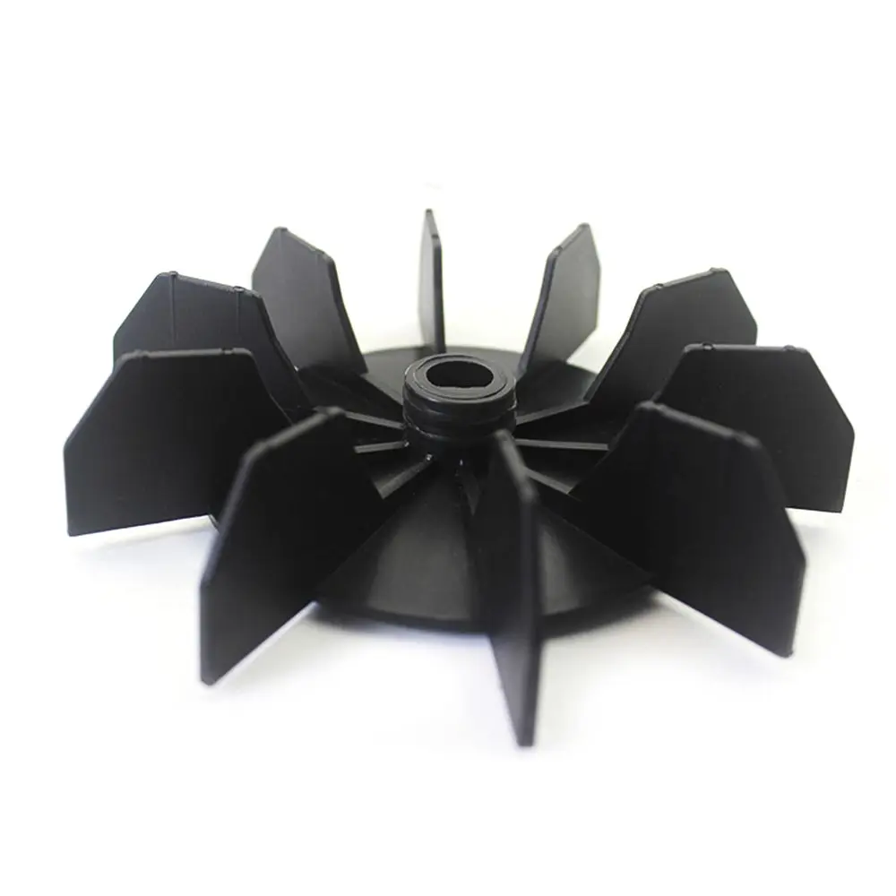 Black Plastic Heat Dissipation Engineering Fan Blade Air Compressor Fan Replacement Direct On Line Motor