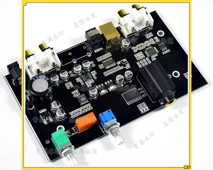 New fiber optic USB coaxial decoding board export foundry product, fiber ES9038