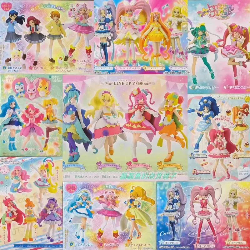 Pretty Cure Cure Black EX CASHAPON Ornament Collection Kawaii Anime Action Figures Model Kids Toy