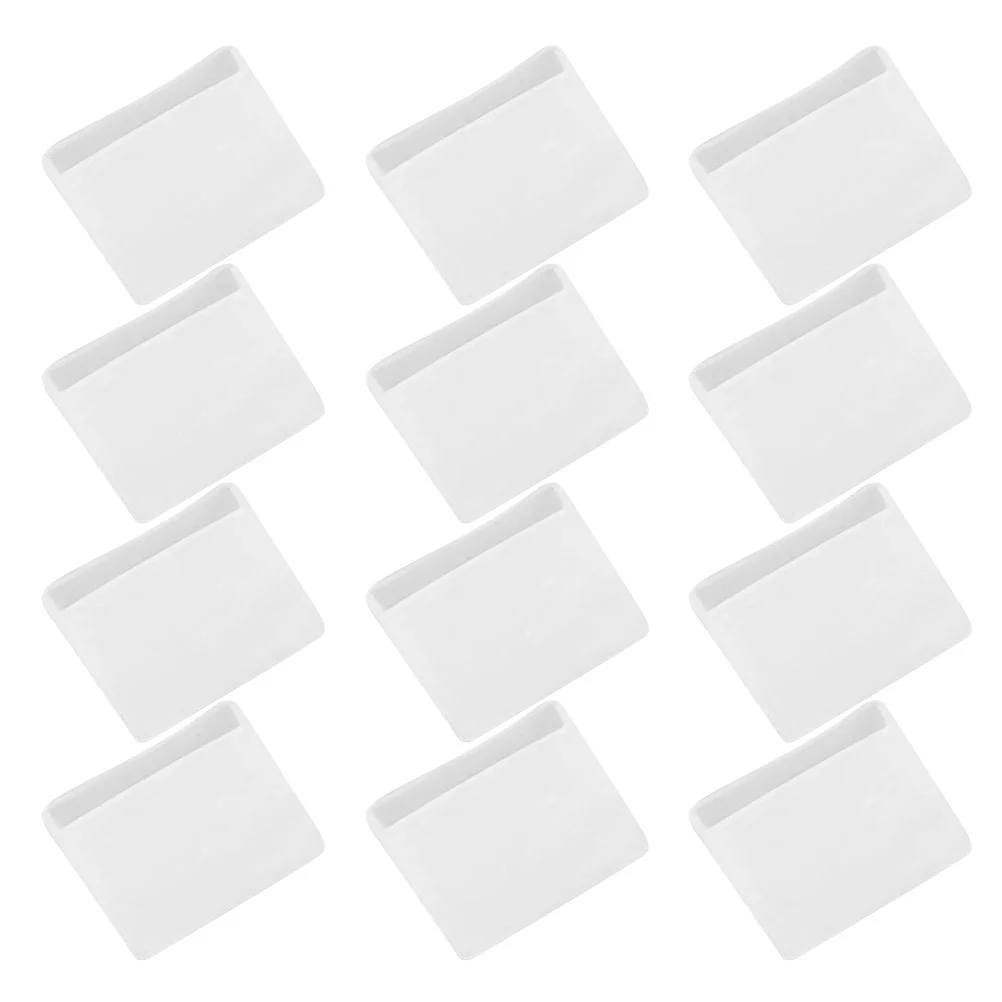 

50Pcs Clear Hanger Grips Silicone Non Slip Strips Pants Protection Transparent Clothing Hangers Indoor Outdoor Use