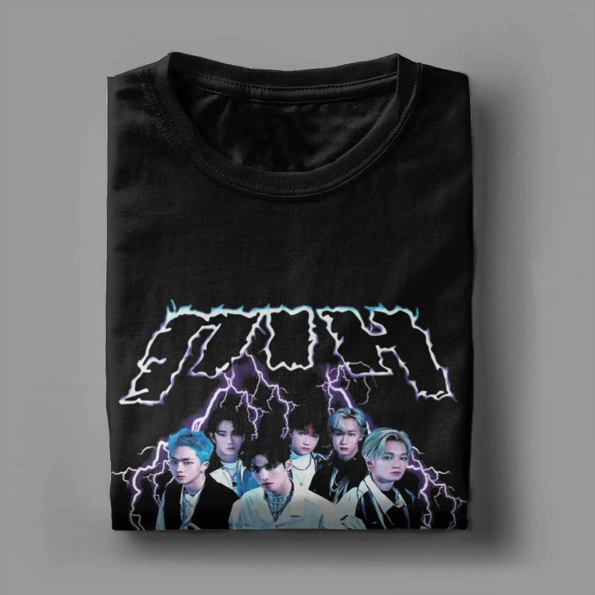 تي شيرت رجالي P1HARMONY تي شيرت قطني مضحك بأكمام قصيرة تي شيرت برقبة دائرية ملابس للكبار