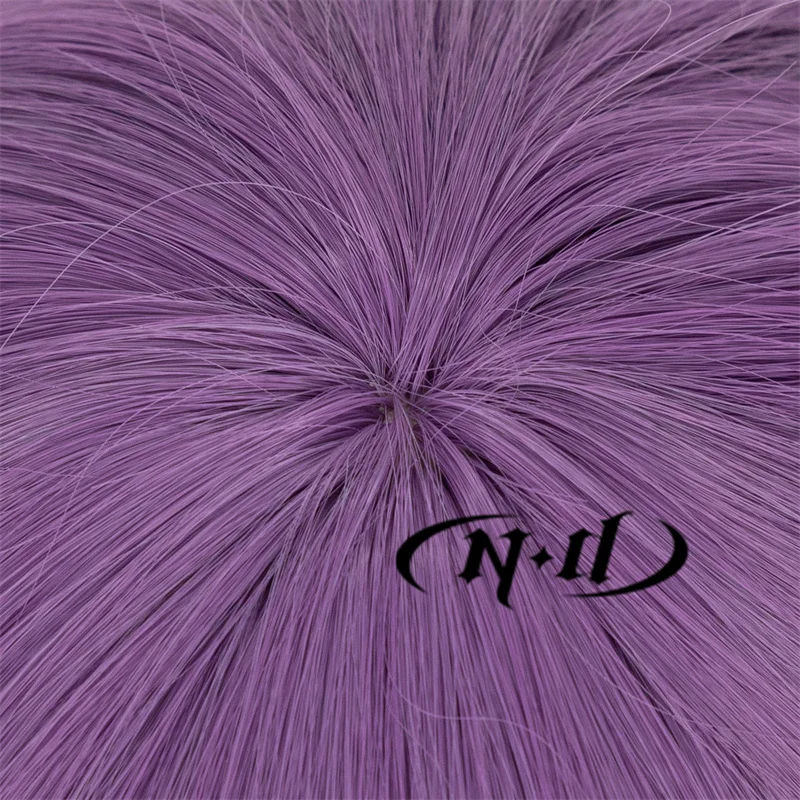 ND Soshiro Hoshina Cosplay Wig Anime Kaiju No. 8 Cosplay Dark Violet Short Hair for Halloween Costume Heat Resistant Synthetic