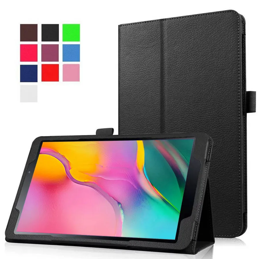 Litchi PU leather case For Samsung Galaxy Tab A8 X200 S8 S7 T290 T510  A7 Lite T220 A7 T500 S6 Lite P610 T720 10.5 Tablet Cover