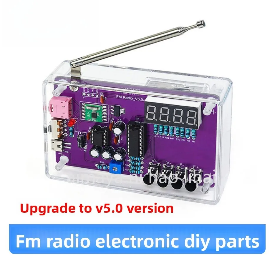 HU-017A/HU-017B RDA5807S Radio Kit FM Electronic DIY Parts 87-108MHz