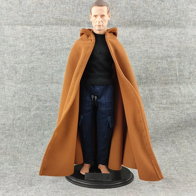 1/6 Scale Male Soldier Mantle with Hat Multicolour Long Cape Clothes Model for 12in Action Figures Doll BJD Body Toy