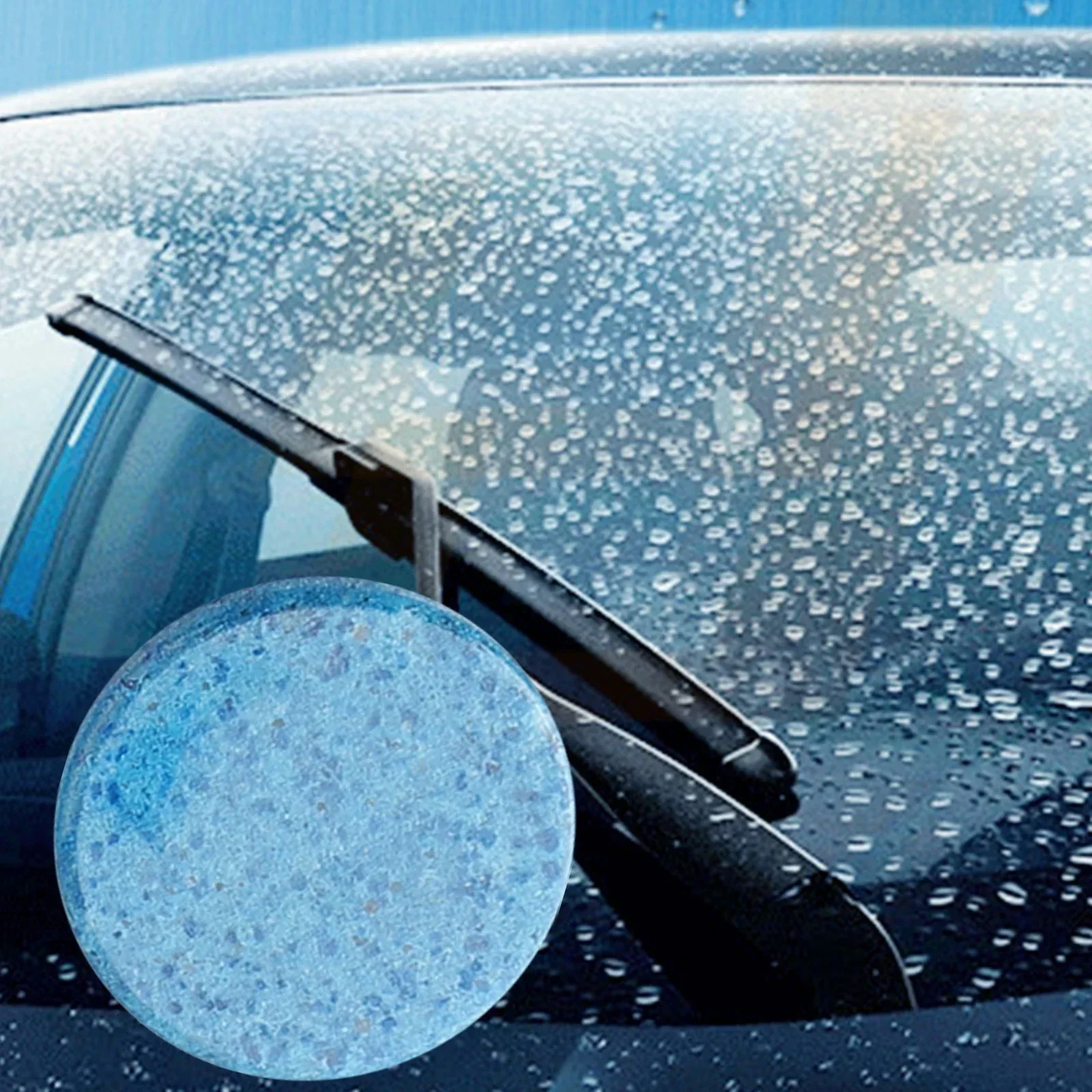 Concentrated Effervescent Solid Tablets For Car Windshield Cleaning Achieve A Pristine And Spotless Windshield