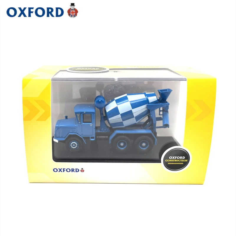 OXFORD fundido a presión, escala 1:76 Oxford AC-690, mezclador de hormigón, modelo de coche de aleación, juguete para regalo coleccionable, adorno de exhibición de recuerdo