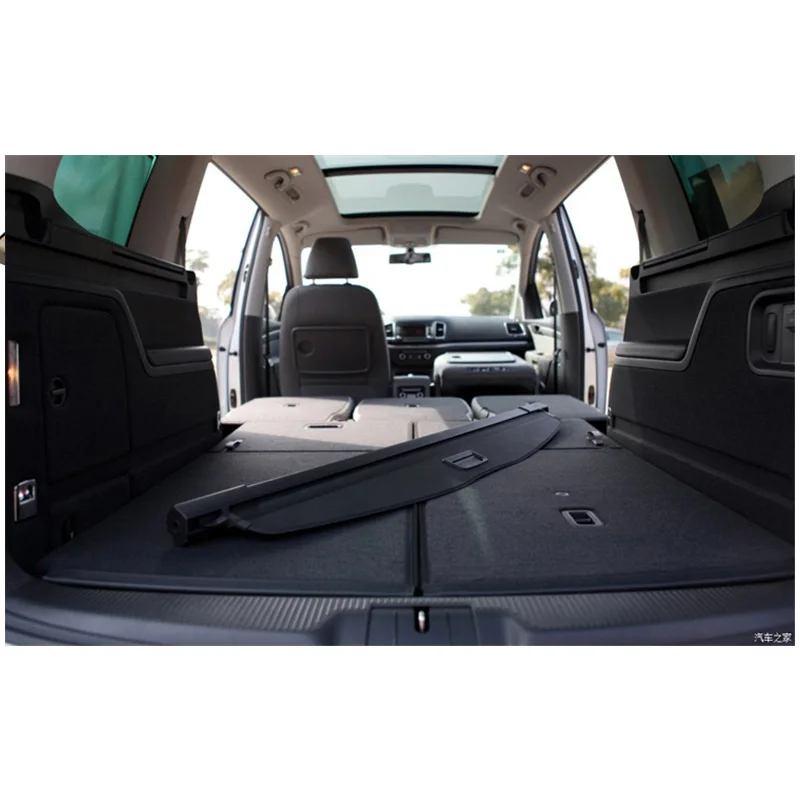 Étagère Arrière Rétractable Coffre Voiture - Compatible VW Sharan 2012-2021 - Protection Cargaison