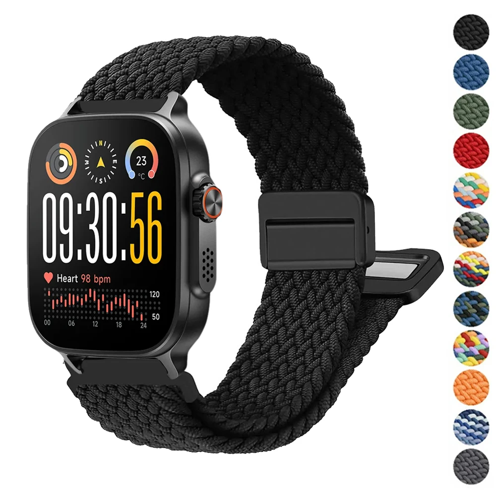 Bracelets magnétiques tressés pour Realme Watch 5/S2, accessoires de bracelet, bracelet correa Realme Watch 2/3/S/3 2 S Pro, bracelet de montre 22mm