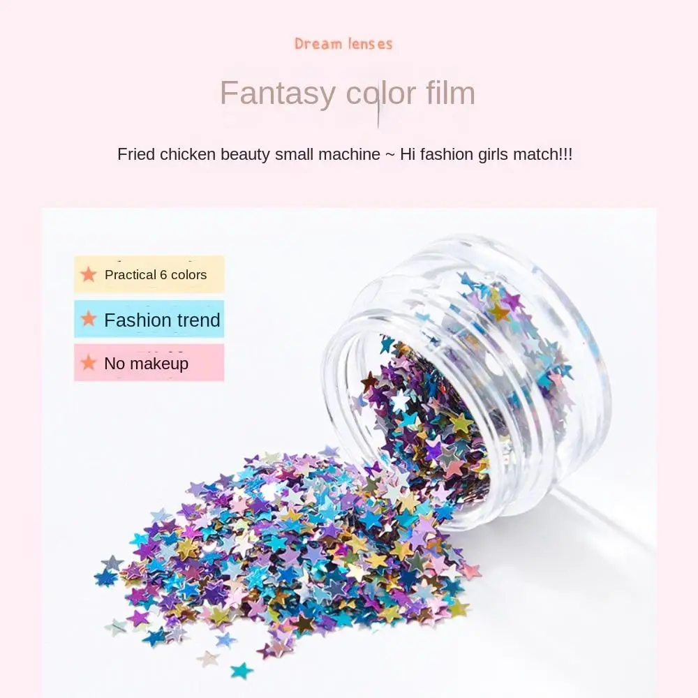 Accessories Pentagram Eyeshadow Sequins Nail Art Decorations Nail Glitter Flakes Eye Highlight Powder Face Sequins Nail Sequins