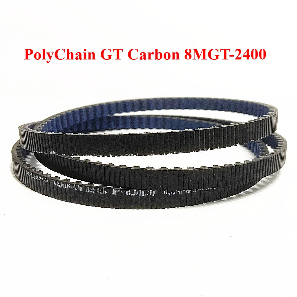 PolyChain GT Carbon 8MGT-2400 300 Teeth Timing Belt Carbon Fiber+PU  for:Motorcycles, Electric Scooters, Industrial Fans Belt