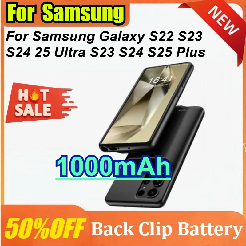 

10000mAh Power Case for Samsung Galaxy S22/S23/S24/25 Ultra S23 S24 S25 Plus Battery Charger Case Charging Portable Power Bank