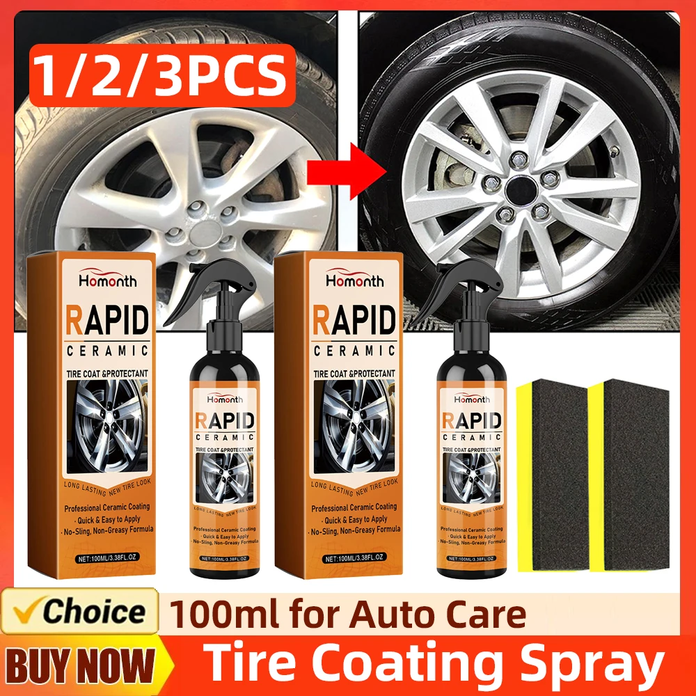 

1/2/3 шт., пылезащитный блеск для шин, 100 мл