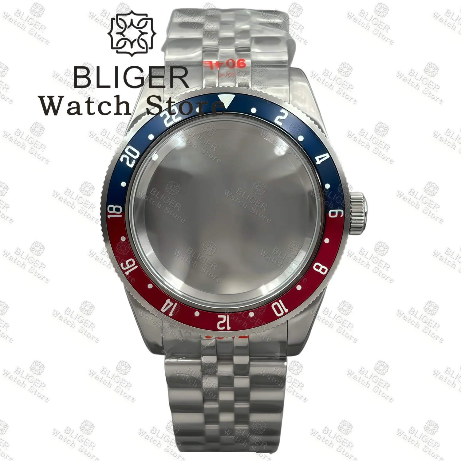 Корпус для часов BLIGER 39 мм BB58 браслет Jubilee винтовая коронка куполообразное сапфировое стекло подходит механизмов NH34 NH35 ETA2824 PT5000 Miyota DG