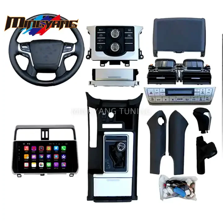 car interior kits  for Land Cruiser Prado Fj150 2010 2014 2017 Inner Inside kits UpgradeTo 2018 2020