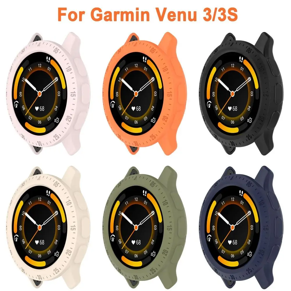 Neue TPU-Schutzhülle Bumper Frame Edge Shell Smart Watch Soft Screen Protector für Garmin Venu 3/3S