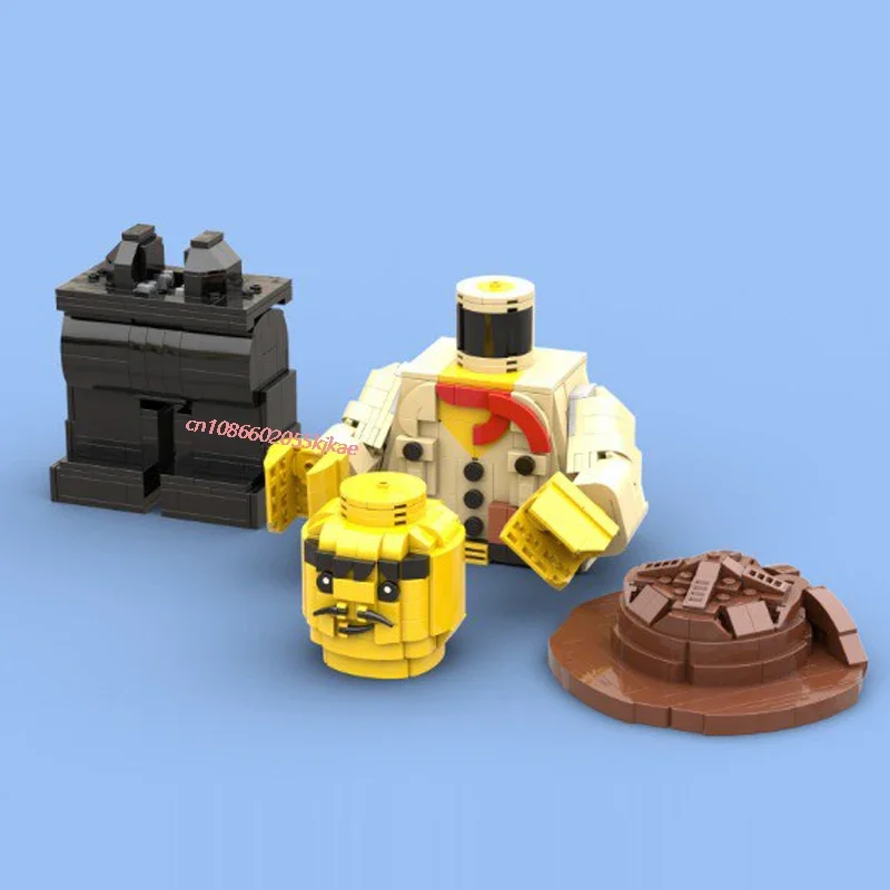 942 Buah Seri Abad Pertengahan Petualangan MOC Skala 1:6 Model Figur Johnnyed Thunding DIY Ide Kreatif Mainan Anak Hadiah Puzzle Perakitan