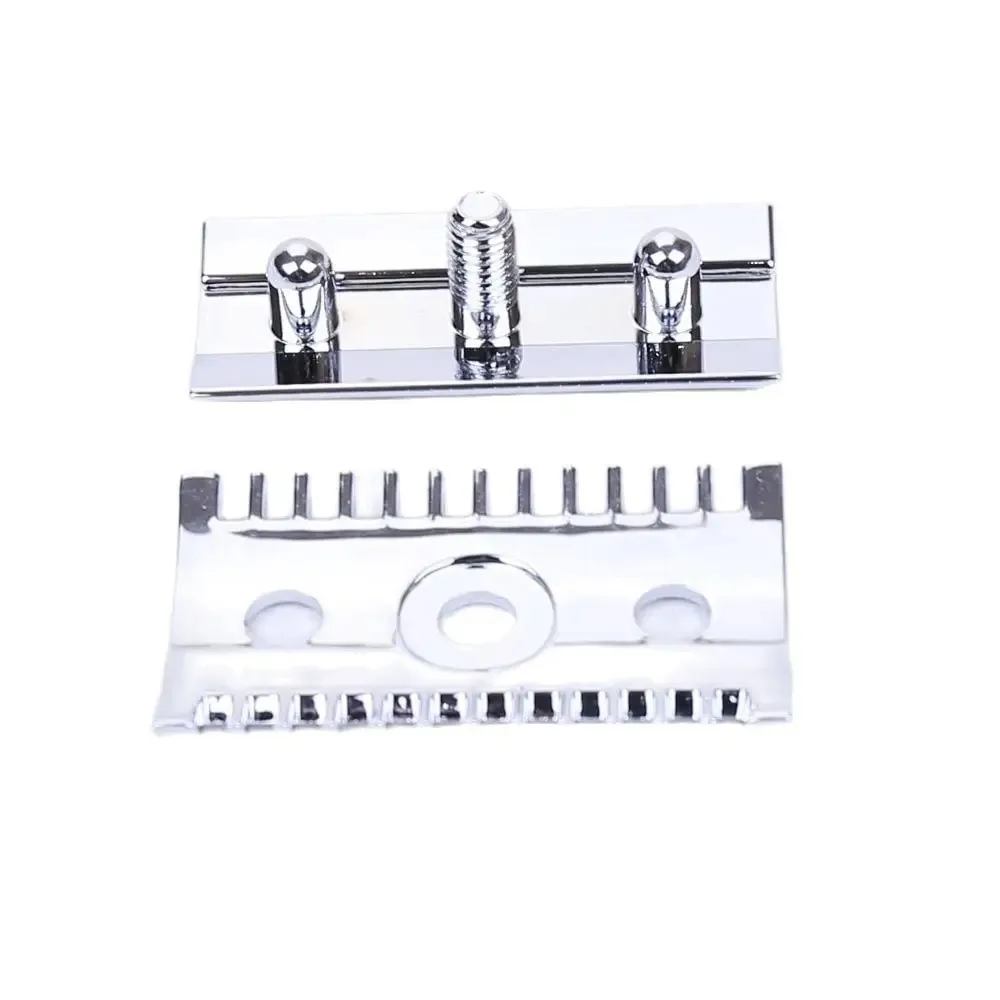Shaving Razor Head YAQI Chrome Color Open Comb Shaving Razor Head for Mens