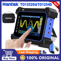 Hantek TO1252D 2-CH TO1254D 4-CHTouch Screen Digital Oscilloscope 250MHz 1GSa/s + 25MHz signal generator + Multimeter