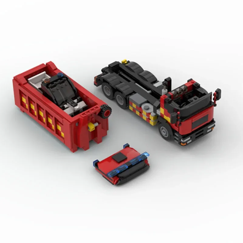 MOC Speed Champion MOC-97347 Fire Brigade Prime Mover Toy Building Block Model 972PCS Truck Model Birthday Gift Christmas Gift