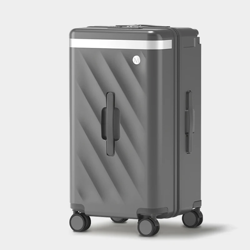 Nova bagagem de grande capacidade 20 polegadas alça larga mala de cabine combinação bloqueio trole mala 28 polegadas bagagem de viagem de negócios