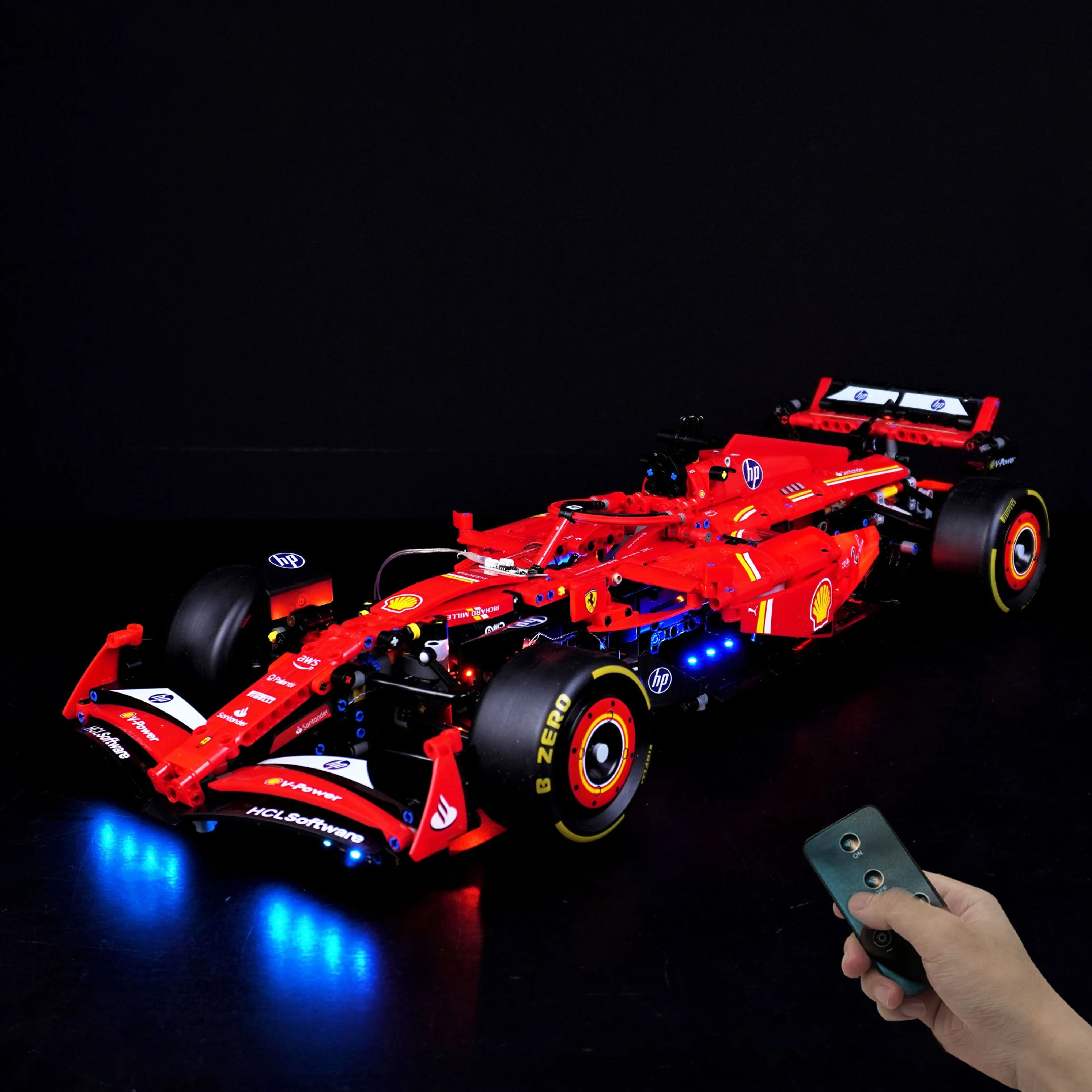 

DIY LED Light Kit LW2171C for SF-24F1 Racing Car 42207 Compatible Building Blocks (Lights Only, No Bricks Included)