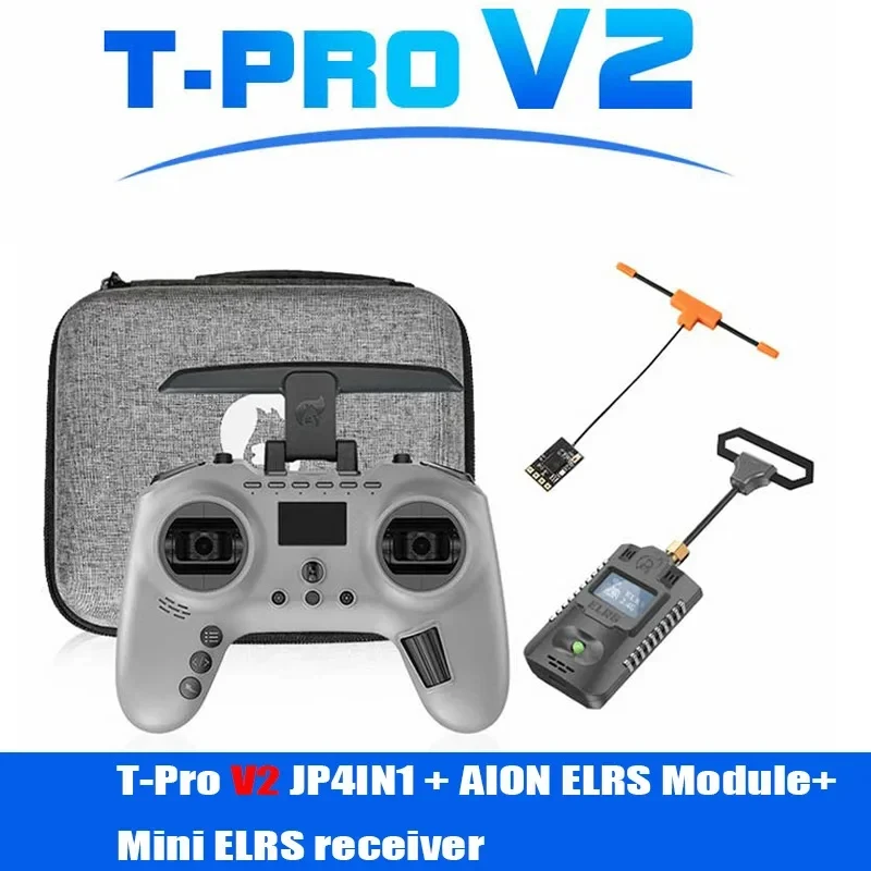 Jumper T-Pro V2 ELRS 1000mW 30dBm JP4IN1 ELRS ExpressLRS radiocommande pour Hall Gimbals Drones avion multi-protocole Flysky