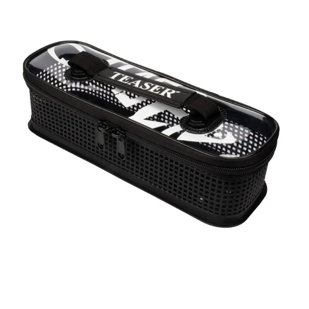 

Jig Mesh Bag Lure Bait Storage Bag Large Capacity Metal Fishing Lure Bait Hooks Box Black Red Fishing Jig Bag Bait Storage