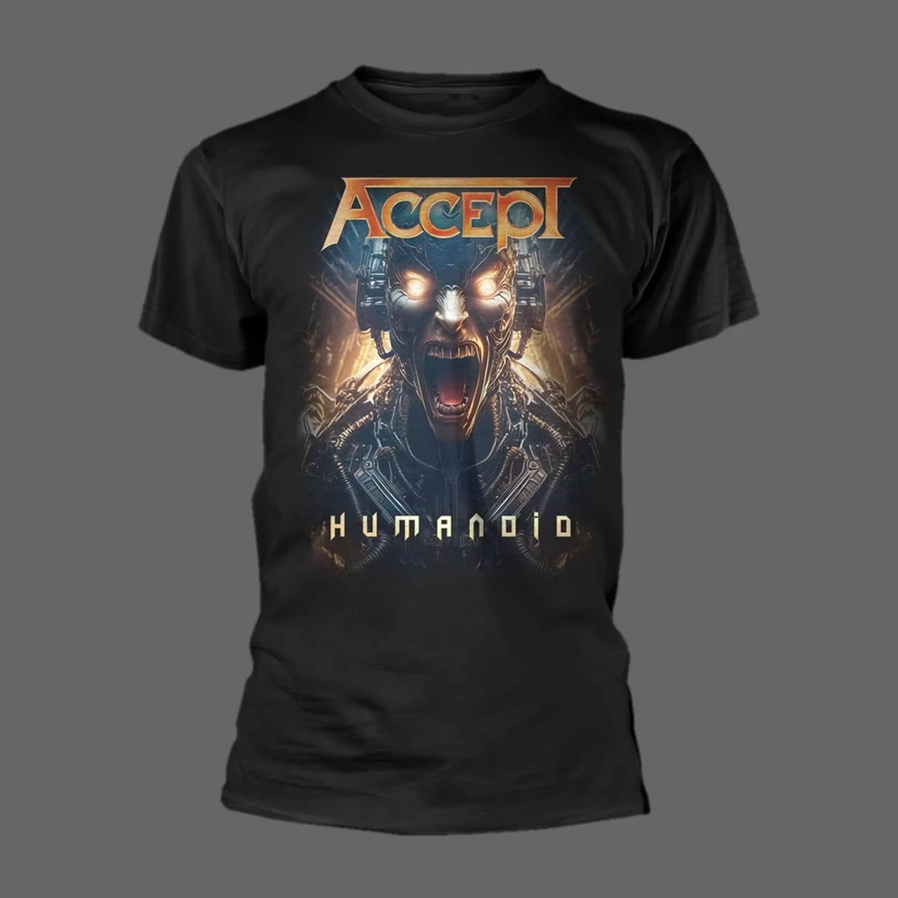 

Accept Humanoid T-Shirt Peripheral Pattern Printing Summer Luxury Brand Cotton Men's Women's T-Shirts Short Sleeve Casual Top