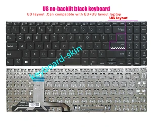 New US black No-backlit Keyboard for ASUS VivoBook X1502 M1502 D1502 F1502 X1503 D1503 M1503 X1504 F1504 X1505 F1505 laptop