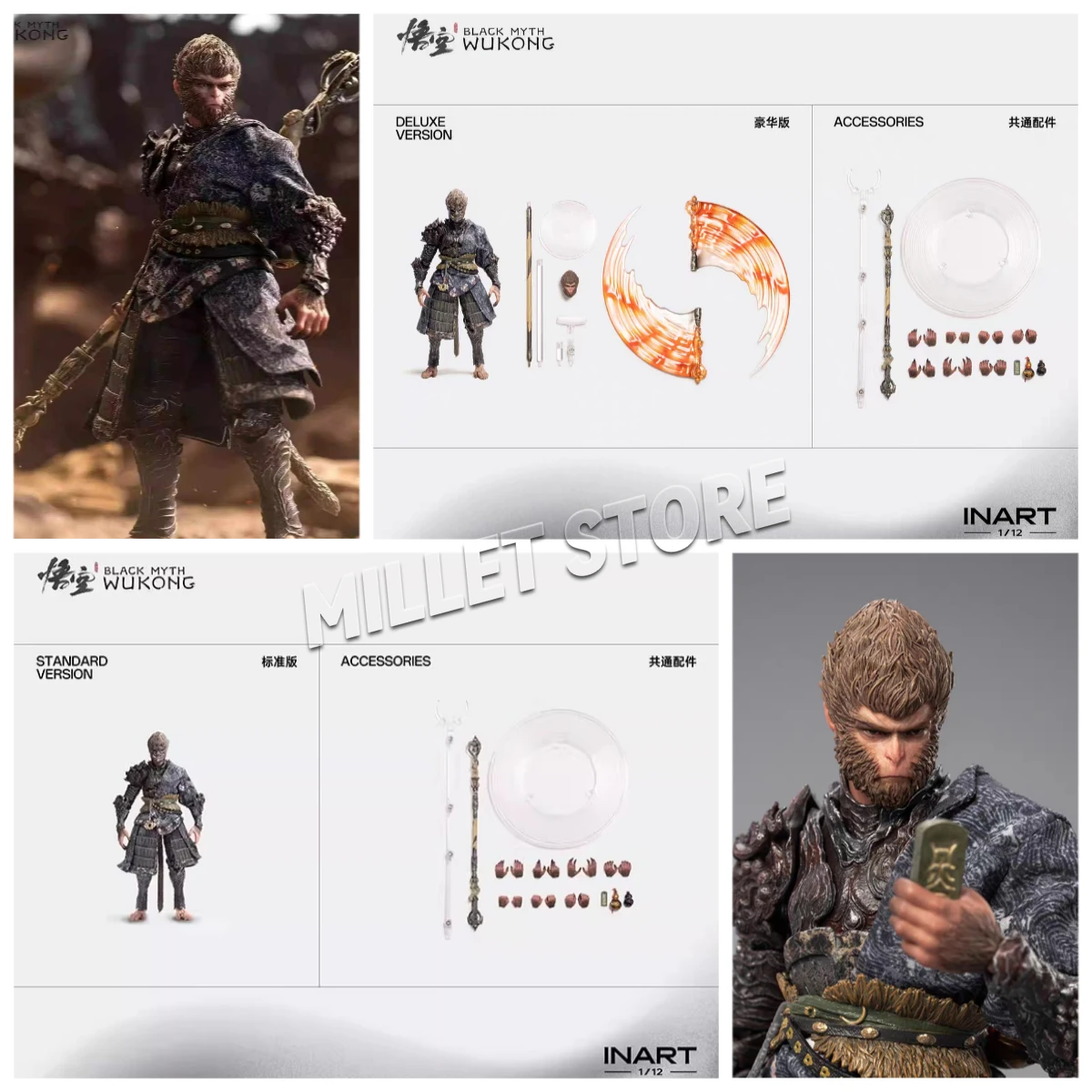 100% Original Inart Black Myth - Model Kit Wukong ulasan dan harga