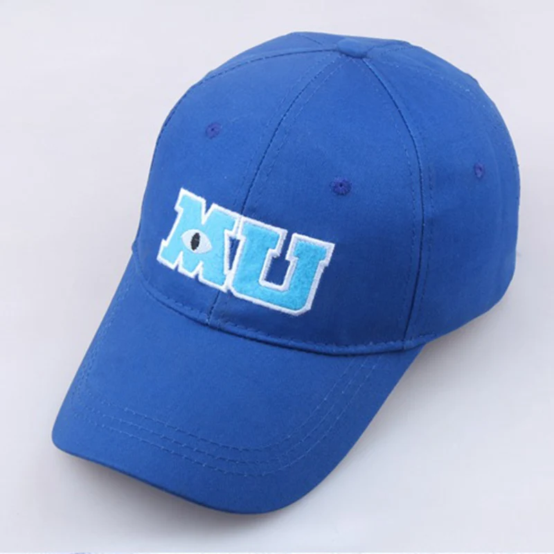 Pixar Monster University MU Baseball Cap For Men Women Sullivan Sulley Mike Embroidery Snapback Cap Cotton Sun Dad Hat Casquette