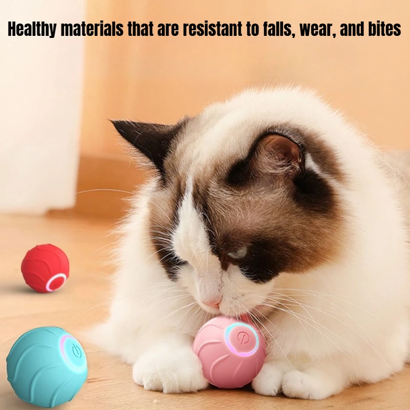 Cat Jumping Ball To…